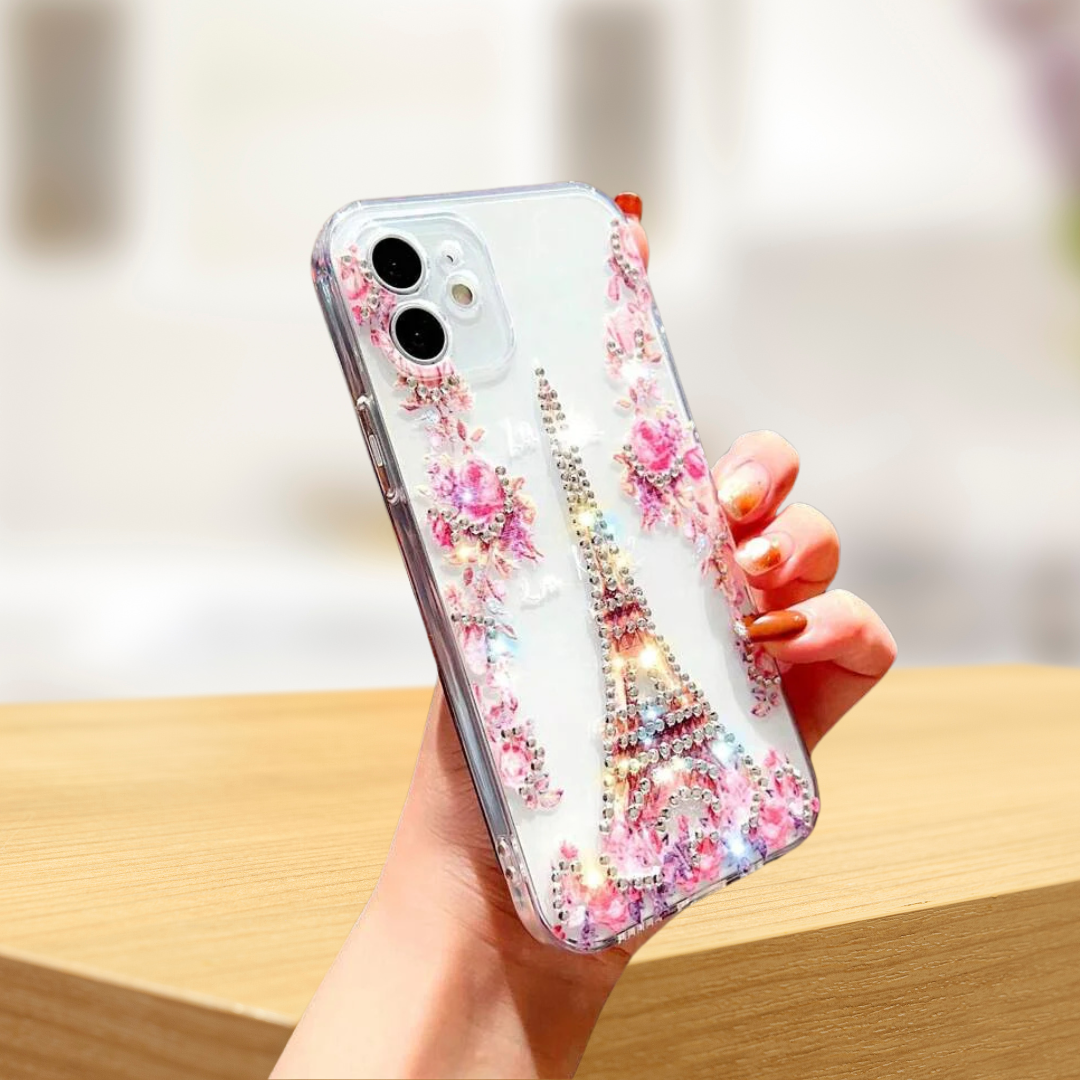 Paris Glam Rhinestone Phone Case