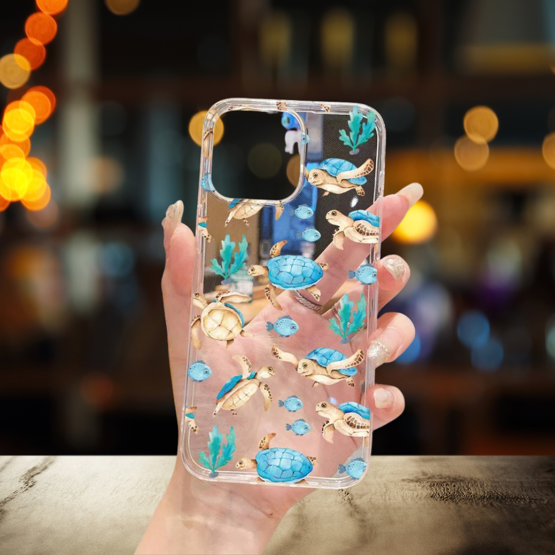 Ocean Vibes Transparent Phone Case