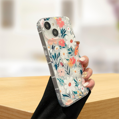 Blooming Floral Transparent Phone Case