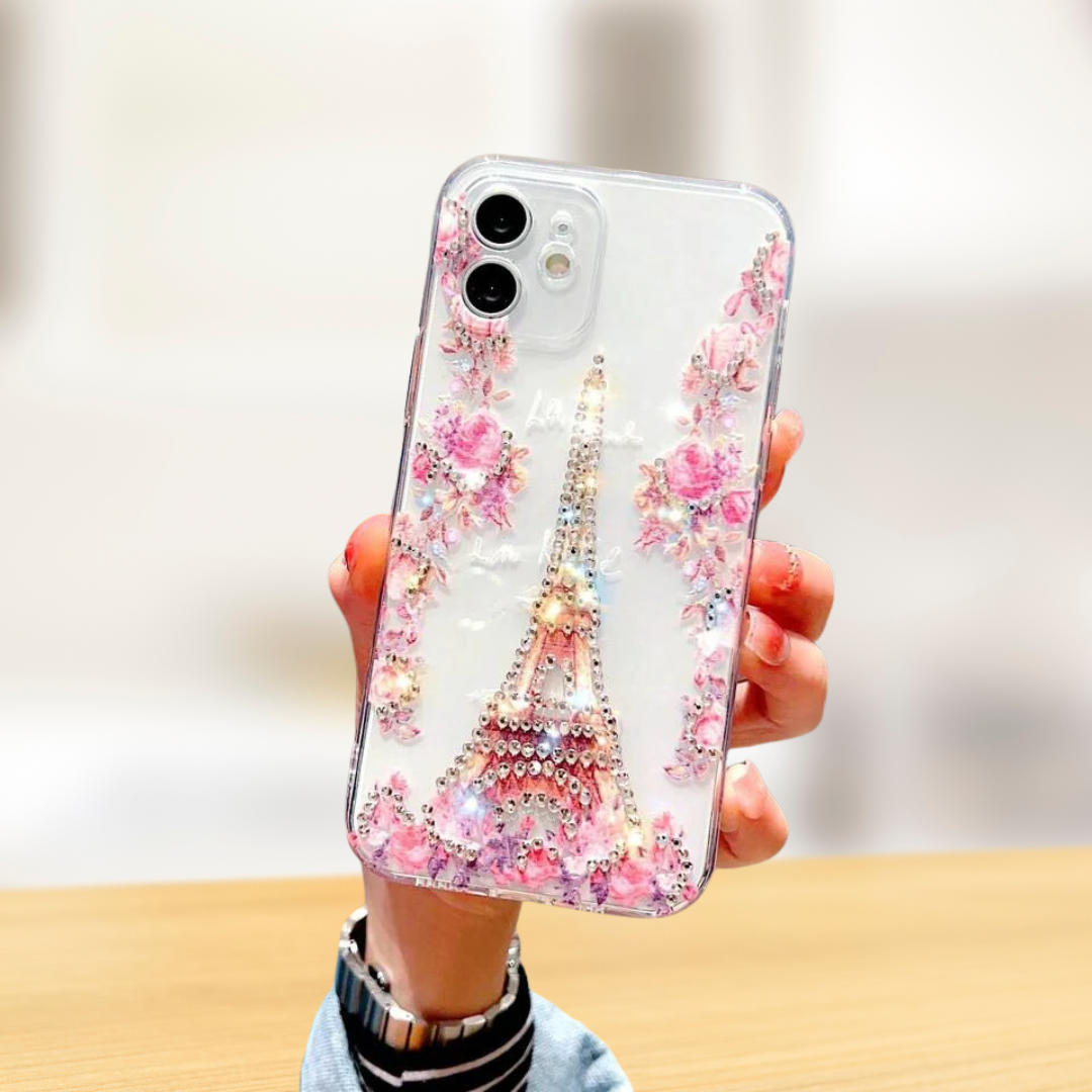 Paris Glam Rhinestone Phone Case